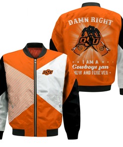 NCAA Oklahoma State Cowboys Fan Now And Forever Bomber Jacket