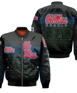 NCAA Ole Miss Rebels Black Legendary Bomber Jacket