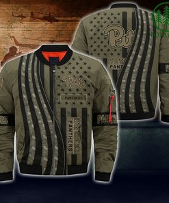 NCAA Pittsburgh Panthers Camo Bomber Jacket