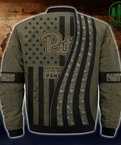 NCAA Pittsburgh Panthers Camo Bomber Jacket