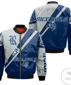 NCAA Rice Owls Cross Style Bomber Jacket