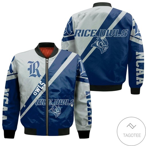NCAA Rice Owls Cross Style Bomber Jacket