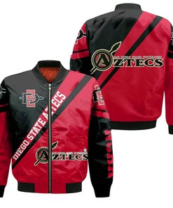 NCAA San Diego State Aztecs Cross Version Bomber Jacket