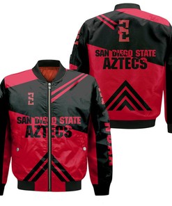 NCAA San Diego State Aztecs Stripes Version Bomber Jacket