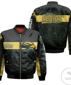 NCAA Southern Miss Golden Eagles Black Bomber Jacket