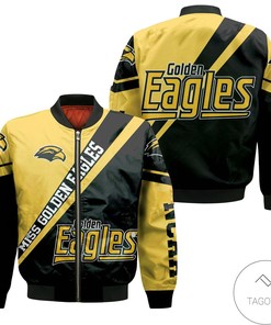 NCAA Southern Miss Golden Eagles Cross Style Bomber Jacket