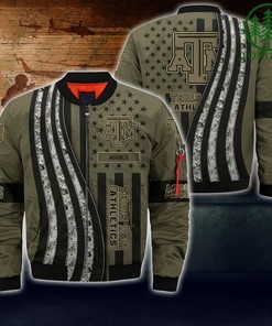 NCAA Texas A&M Aggies Camo Bomber Jacket