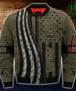 NCAA Texas A&M Aggies Camo Bomber Jacket