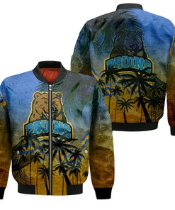 NCAA UCLA Bruins Coconut Tree Tropical Bomber Jacket