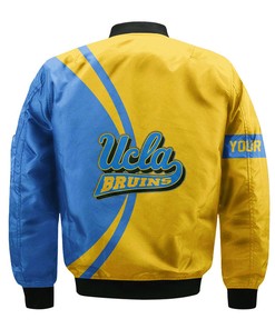 NCAA UCLA Bruins Custom Text Champions Bomber Jacket