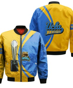 NCAA UCLA Bruins Custom Text Champions Bomber Jacket