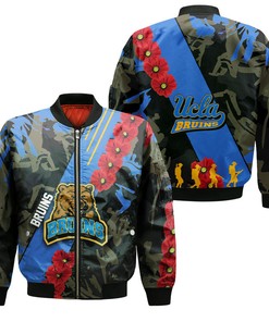 NCAA UCLA Bruins Floopy Flowers Bomber Jacket