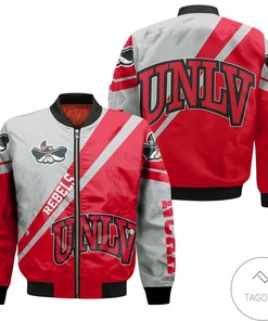 NCAA UNLV Rebels Cross Style Bomber Jacket