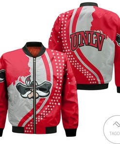 NCAA UNLV Rebels USA Map Bomber Jacket