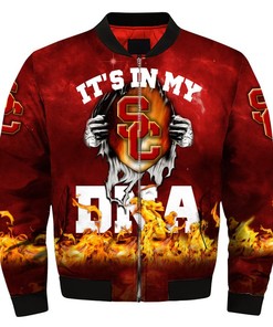 NCAA USC Trojans Baby Groot Bomber Jacket