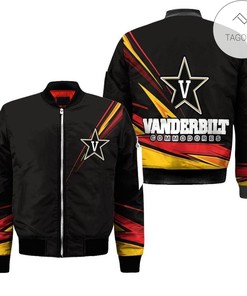 NCAA Vanderbilt Commodores Black Bomber Jacket