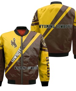 NCAA Wyoming Cowboys Cross Style Bomber Jacket
