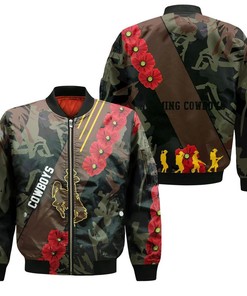 NCAA Wyoming Cowboys Sport Style Keep Go On Bomber Jacket
