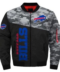 NFL Buffalo Bills Camo Version Bomber Jacket