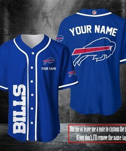 NFL Buffalo Bills Personalized Baseball Jersey Shirt