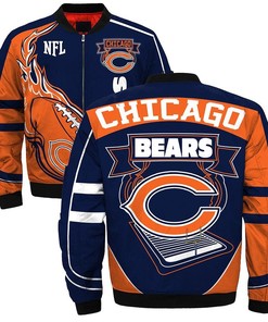 NFL Chicago Bears Big Logo Bomber Jacket