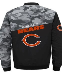 NFL Chicago Bears Camo Version Bomber Jacket