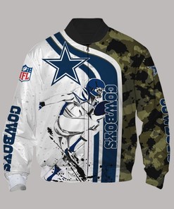 NFL Dallas Cowboys Campo Player Running Bomber Jacket