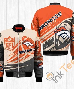 NFL Denver Broncos Orange Bomber Jacket