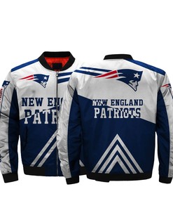 NFL Jacket Men New England Patriots Bomber Jacket