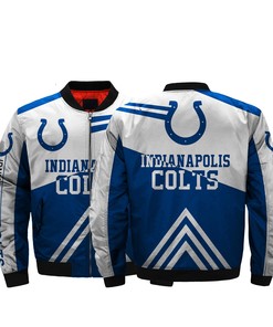 NFL Jackets 3D Fullprint Indianapolis Colts Bomber Jacket For Men