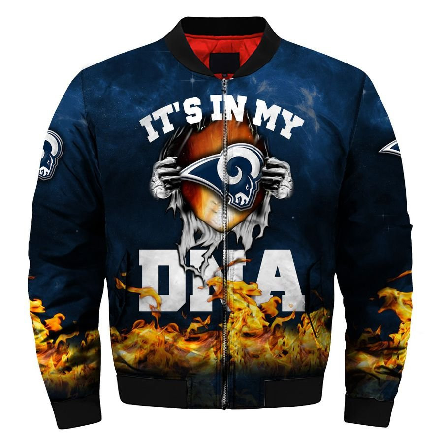 NFL Los Angeles Rams Its In My DNA Bomber Jacket