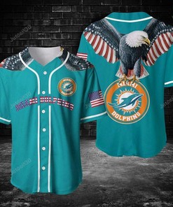 NFL Miami Dolphin Shirt American Eagle Baseball Jersey
