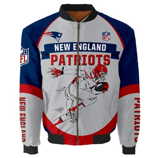 NFL New England Patriots Special Version Bomber Jacket