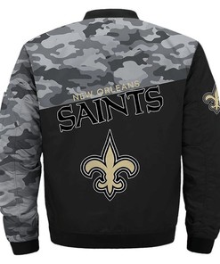 NFL New Orleans Saints Military Style Bomber Jacket