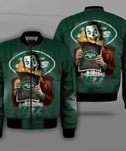 NFL New York Jets Joker Green Bomber Jacket