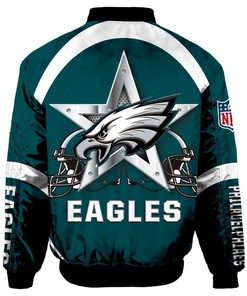 NFL Philadelphia Eagles Green Limited Bomber Jacket