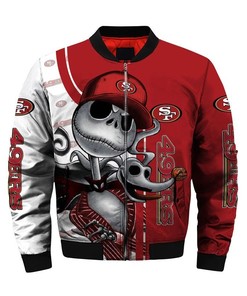 NFL San Francisco 49ers Jack Halloween and Team Bomber Jacket