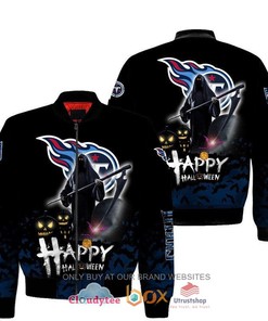 NFL Tennessee Titans Happy Halloween Bomber Jacket