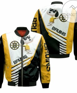 NHL Boston Bruins Snoopy Bomber Jacket