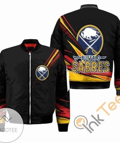 NHL Buffalo Sabres Black Bomber Jacket
