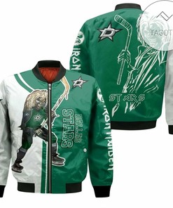 NHL Dallas Stars Zombie For Fans Bomber Jacket