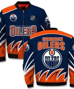NHL Edmonton Oilers Bomber Jacket V1