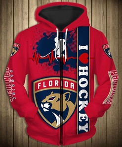 NHL Florida Panthers Heart Beats Bomber Jacket