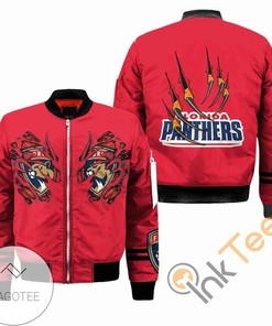 NHL Florida Panthers Red Claws Gift For Fans Bomber Jacket