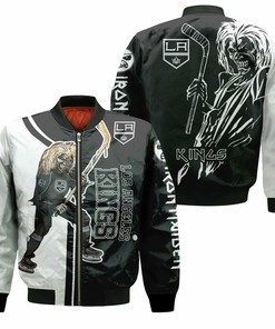 NHL Los Angeles Kings Zombie For Fans Bomber Jacket