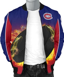 NHL Montreal Canadiens Blue Bomber Jacket