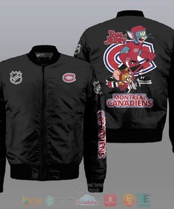NHL Montreal Canadiens Tom And Jerry Bomber Jacket