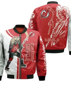 NHL New Jersey Devils Zombie For Fans Bomber Jacket
