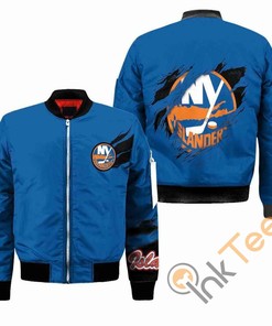 NHL New York Islanders Blue Bomber Jacket