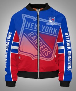NHL New York Rangers Bomber Jacket V1